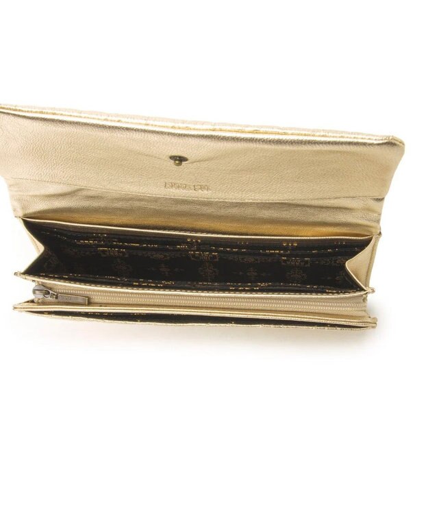 ANNA SUI ドリーミー かぶせ長財布 ゴールド