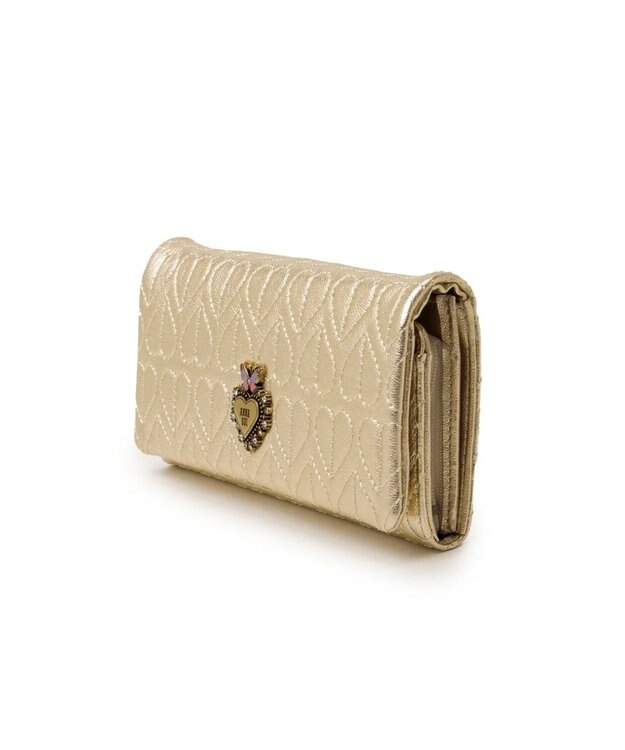 ANNA SUI ドリーミー かぶせ長財布 ゴールド