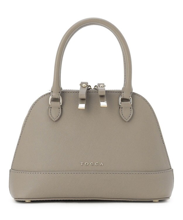 TOCCA LE SOMMET MINI BUGATTI BAG レザーバッグ グレージュ系