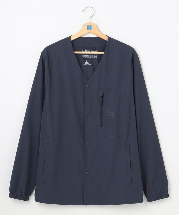 SHARE PARK MENS 【UNISEX】撥水加工 フレックスカーディガン（L・XLサイズ） アッシュネイビー