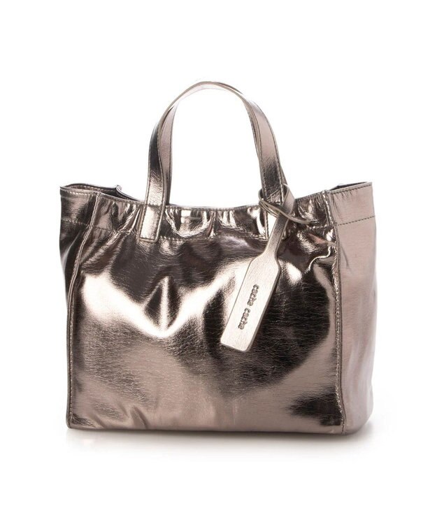 カシュカシュ cachecache / ソフトメタリックショッパートートS