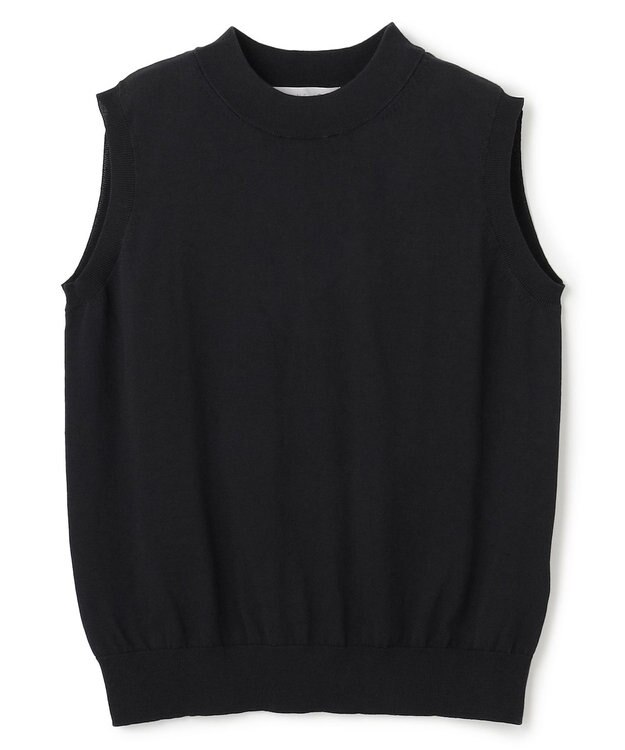 UNFILO L UVモイスト スリーブレスニット ブラック