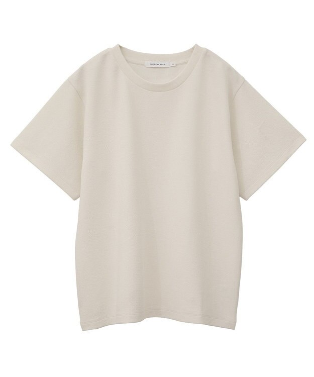AMERICAN HOLIC ジョーゼット半袖プルオーバー Ivory