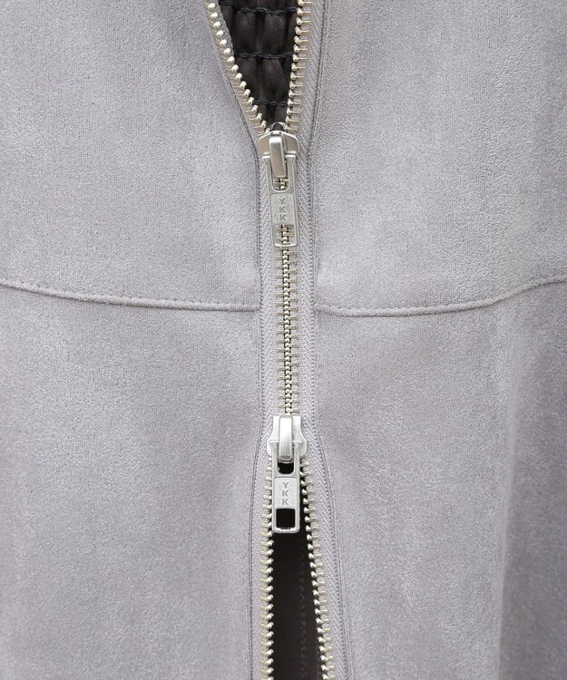 Green Parks ・ＥＬＥＮＣＡＲＥ　ＤＵＥ　スエードポンチジャンスカ Gray Beige