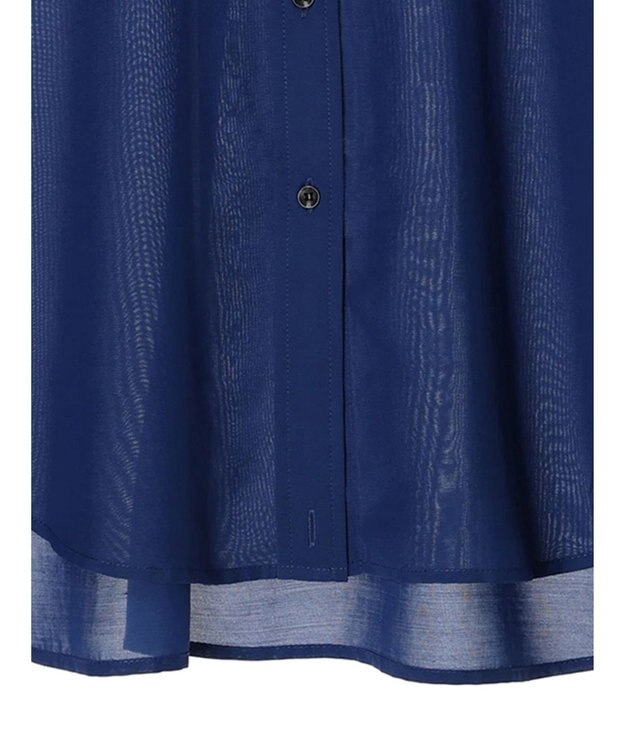 earth music&ecology シアーシャツ Royal Blue