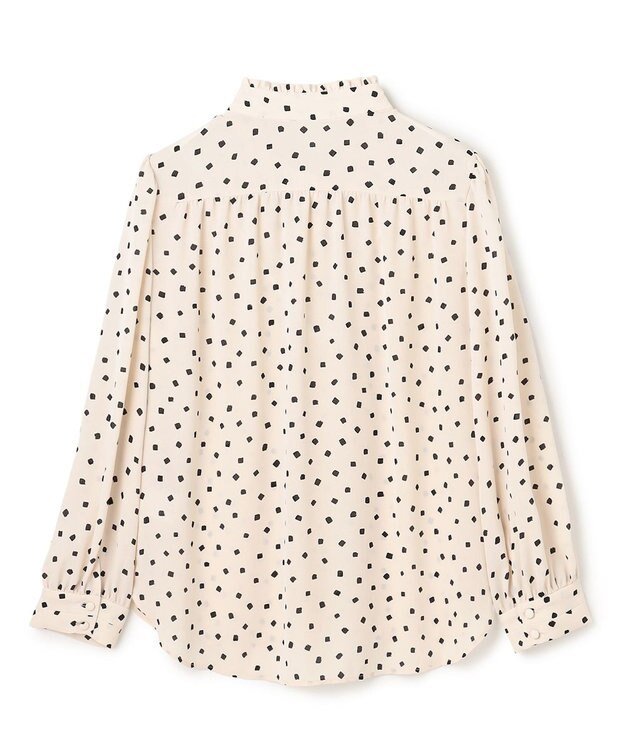 TOCCA PROMISE RIBBON ROSETTE ドット柄ブラウス アイボリー系5