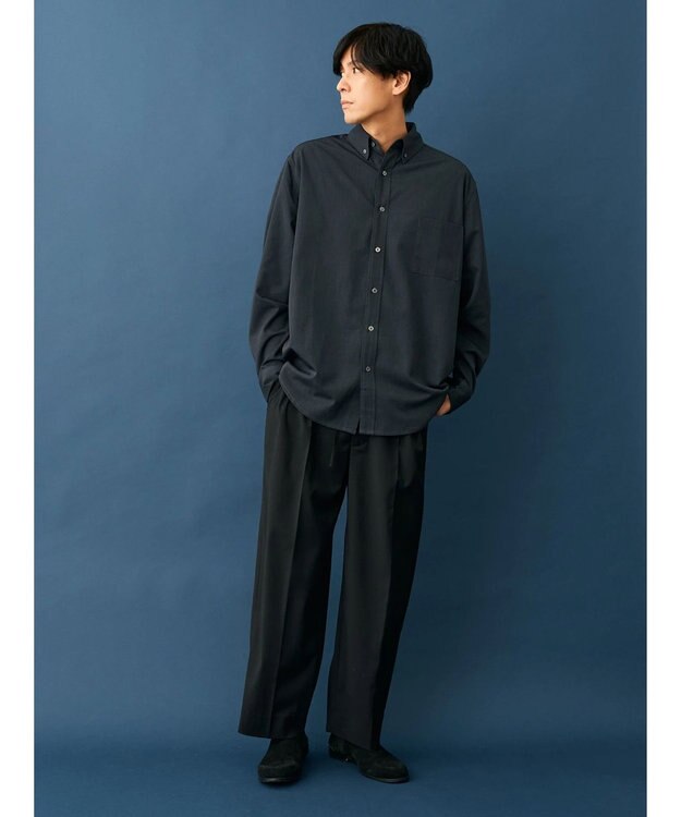 CRAFT STANDARD BOUTIQUE Ｔ／Ｒ　ＢＤシャツ Charcoal Gray