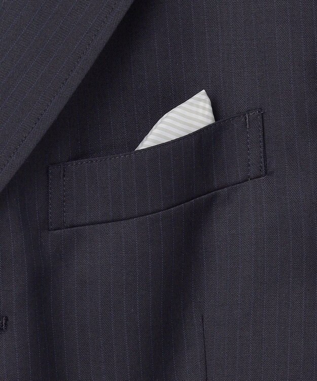 J.PRESS KIDS 【140-170㎝】ストライプ セットアップ ネイビー系1