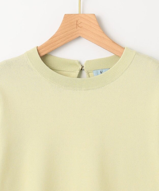 組曲 【アンサンブル対応】ブーケカラー6分袖ニット グリーン系