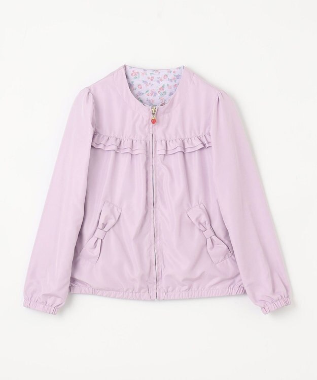 ANY KIDS 【チェリーベリーシリーズ】シャカシャカ リバーシ ブルゾン ラベンダー