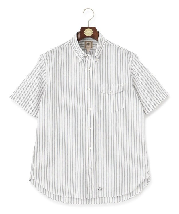 J.PRESS MEN 【WEB・一部店舗限定】マルチストライプシャツ ホワイト系1