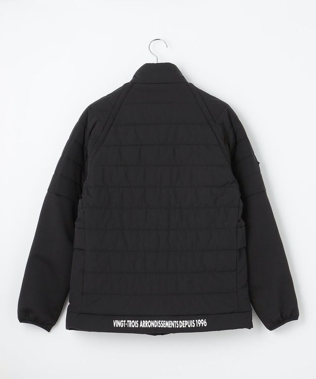 23区GOLF 【MEN/キングサイズ】【防風/撥水/ストレッチ】【袖取り外しで2WAY】キルティング ブルゾン ブラック系