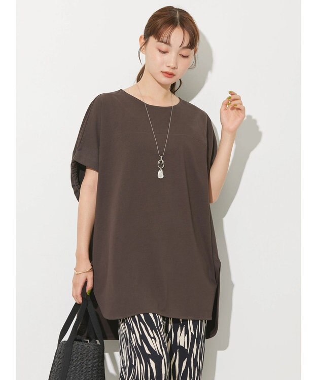 AMERICAN HOLIC フォトプリントカットチュニック Brown