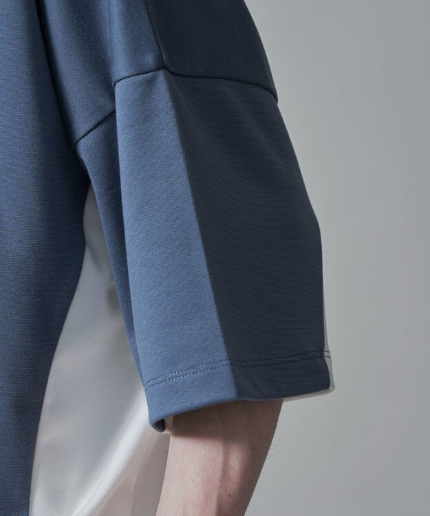 WEGO ドルマンポンチハーフZIPT（SS） サックス