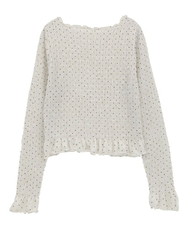 earth music&ecology シャーリングメロープルオーバー Dot