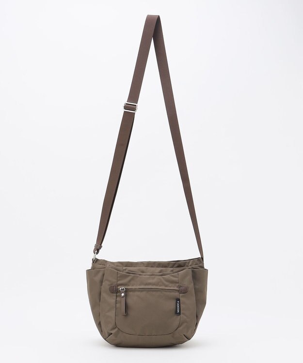 LA BAGAGERIE 【MONICA】ラウンドショルダーバッグ カーキ