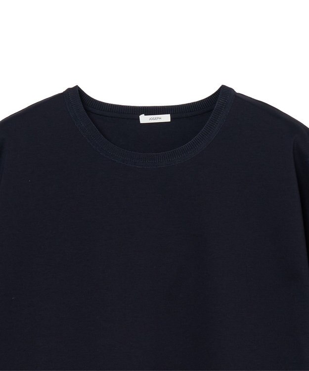 JOSEPH コンフォートコットン　ショートスリーブTシャツ Navy