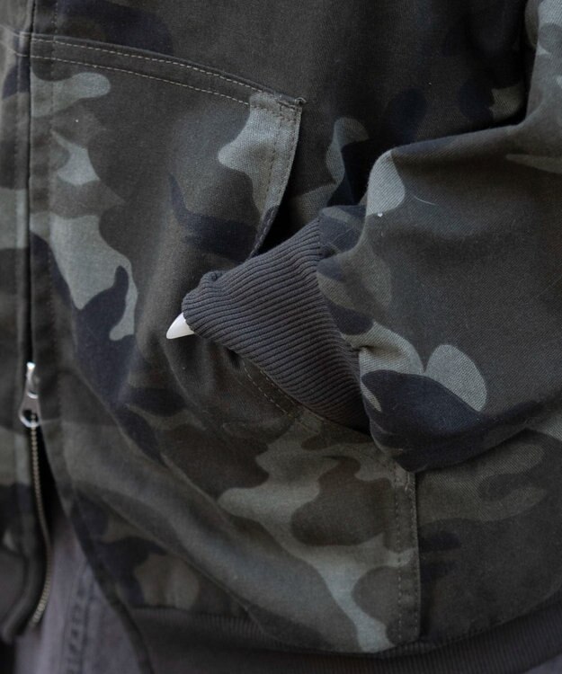 WEGO カレッジロゴBIGZIPパーカー 柄1