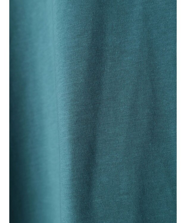 earth music&ecology プレーティング天竺Ａラインワンピース Green