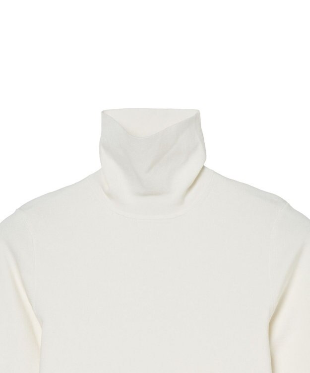 JOSEPH 【FOUNDATIONS】シルクストレッチ　タートルネックニット Ivory