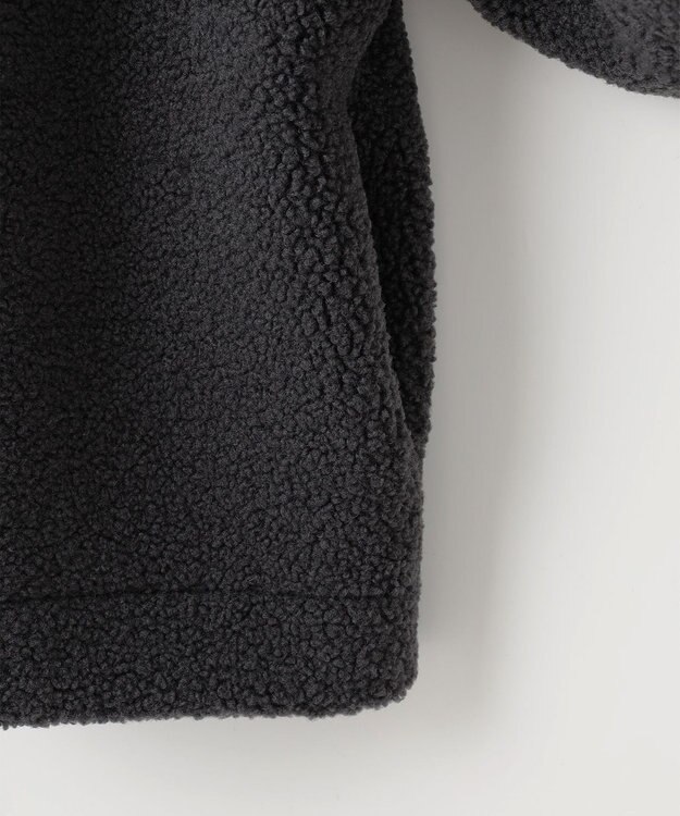 Feroux リバーシブル ムートンボアコート グレー系