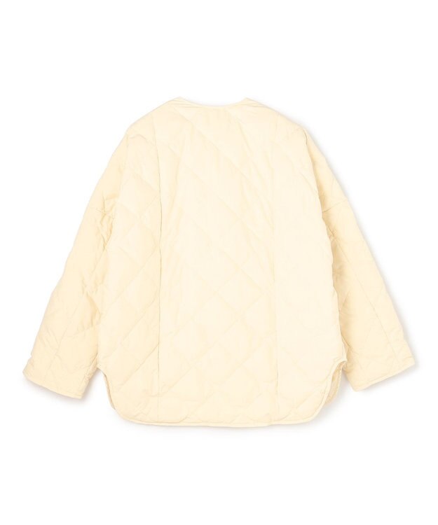 UNFILO 【自宅で洗濯OK / 軽量で暖かい】TAIONコラボ キルティングブルゾン クリーム