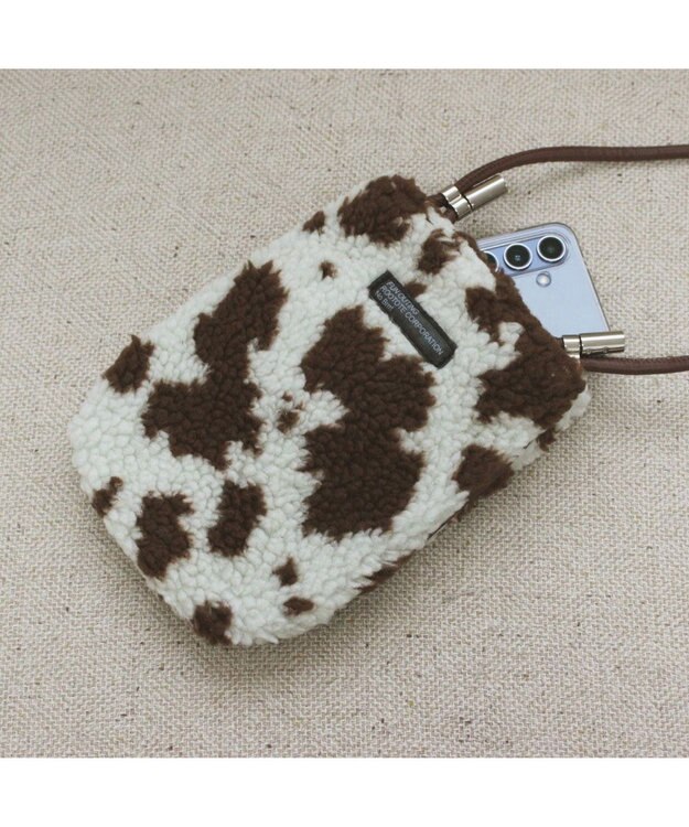 ROOTOTE 1336【スマホショルダー】LT.ベビールー.ボア-A 02：カウ