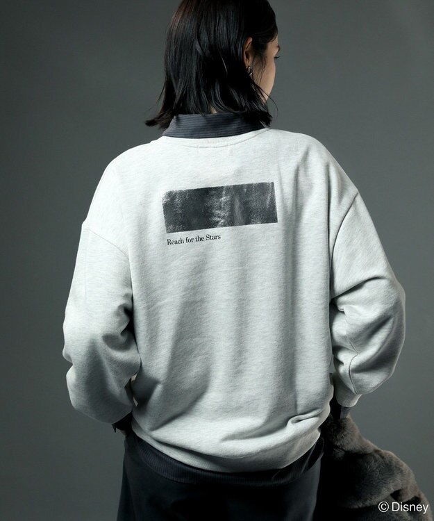 Green Parks ＦＡＮＴＡＳＩＡ／モノクロフォトプリントスウェット Oatmeal