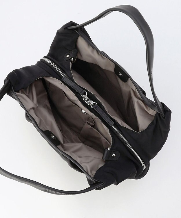 Y'SACCS シワナイロン2WAYトートバッグ SSサイズ ブラック