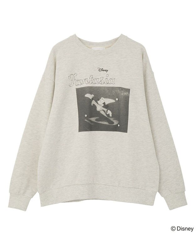 Green Parks ＦＡＮＴＡＳＩＡ／モノクロフォトプリントスウェット Oatmeal