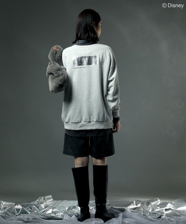 Green Parks ＦＡＮＴＡＳＩＡ／モノクロフォトプリントスウェット Oatmeal