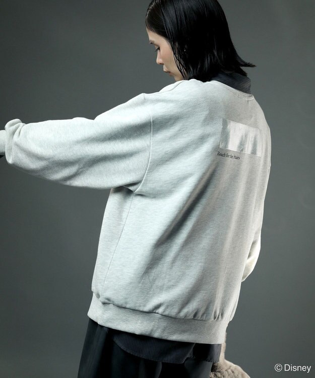 Green Parks ＦＡＮＴＡＳＩＡ／モノクロフォトプリントスウェット Oatmeal