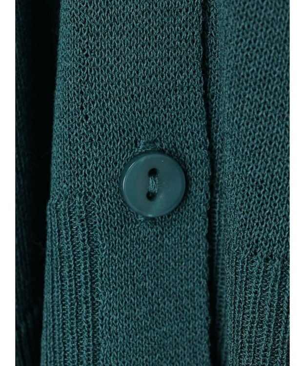 earth music&ecology 接触冷感Ｖネックカーディガン Green