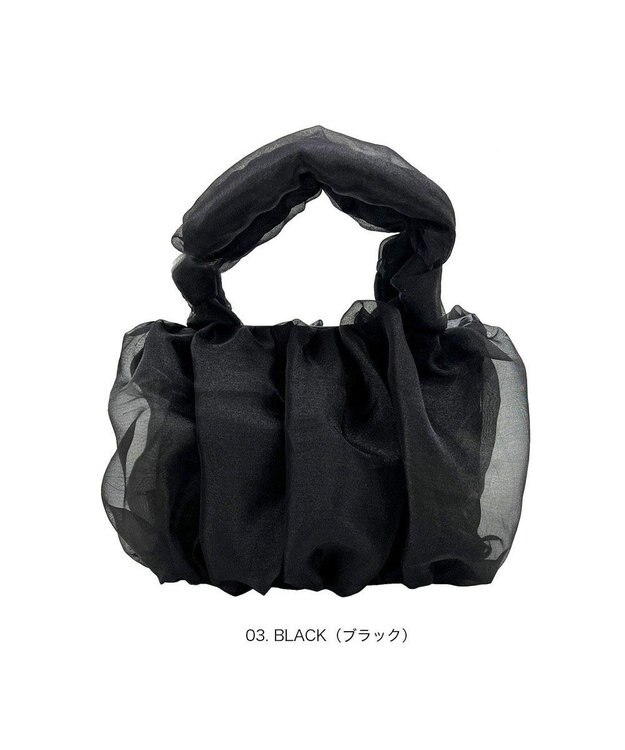 ROOTOTE 3639【メタリックレース】SC.デリ.チュール-A 03：ブラック