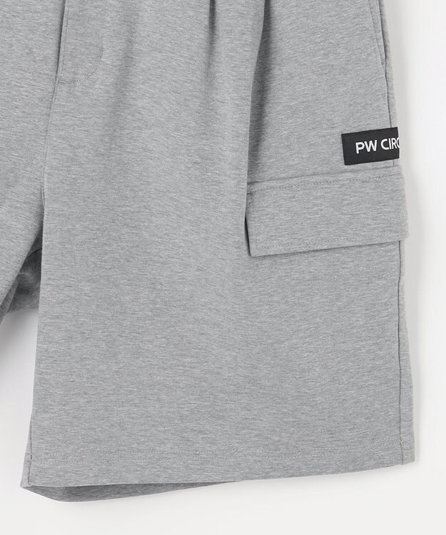 PW CIRCULUS 【MEN】ワイドハーフパンツ ゴルフ グレー系