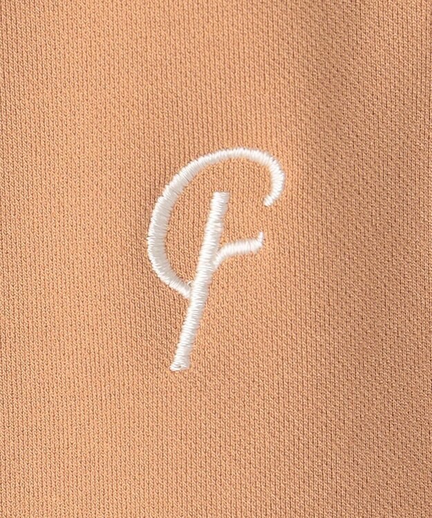 23区GOLF 【23Fondation】半袖 モックネックシャツ ベージュ系