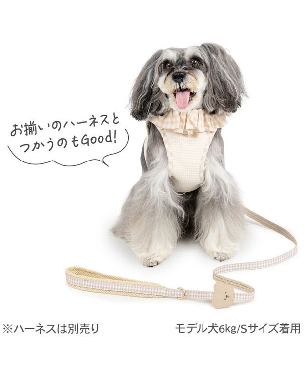 PET PARADISE ペットパラダイス くまちゃん お顔リード ＳＳ～Ｓ ベージュ