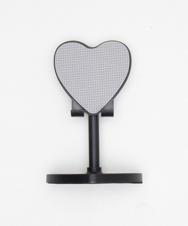 WEGO カラーハートスマホスタンド ブラック