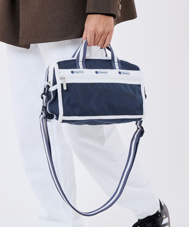LeSportsac MINI DUFFEL CROSSBODY/スペクテイターディープブルー スペクテイターディープブルー