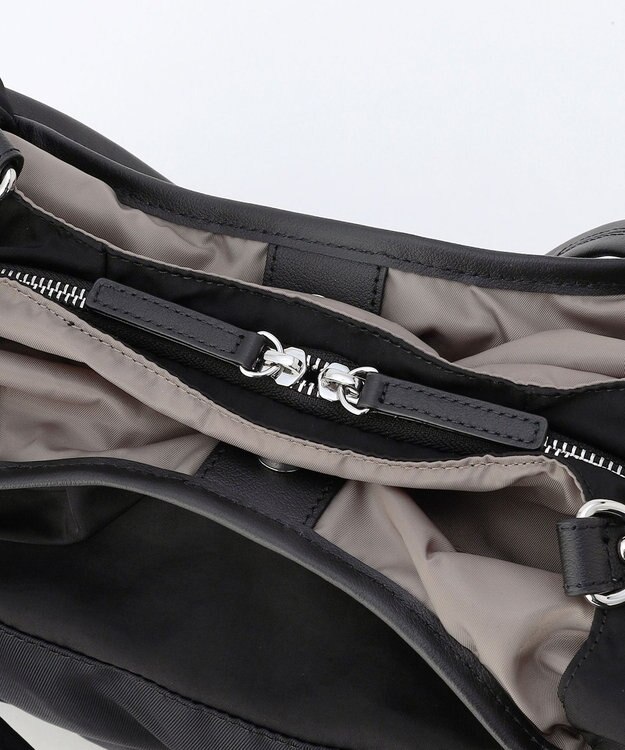 Y'SACCS シワナイロン2WAYトートバッグ SSサイズ ブラック