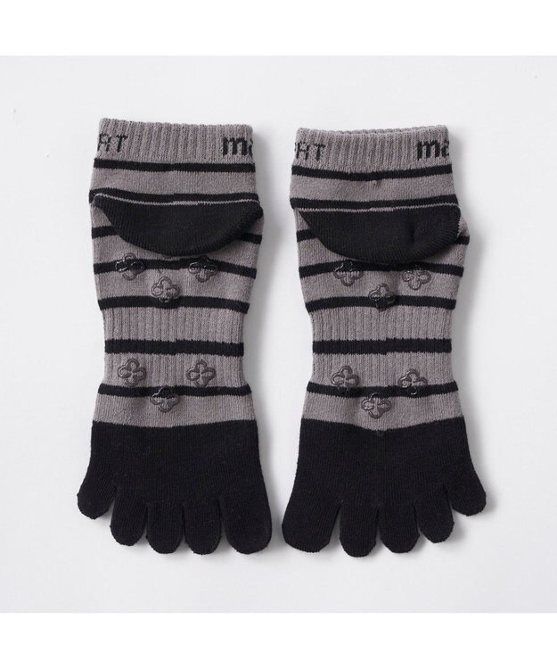 FILA GOLF／marie claire 【marie claire SPORT】 五本指ソックス ブラック