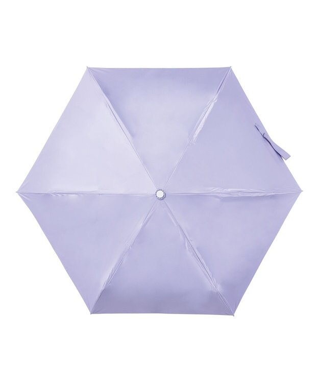 MOONBAT 【遮光100％/自動開閉】 晴雨兼用 折りたたみ傘 コンパクト kowaza コワザ 無地 ライトパープル