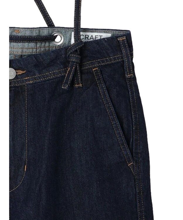 CRAFT STANDARD BOUTIQUE ２ｗａｙサロペットデニムパンツ Dark Indigo