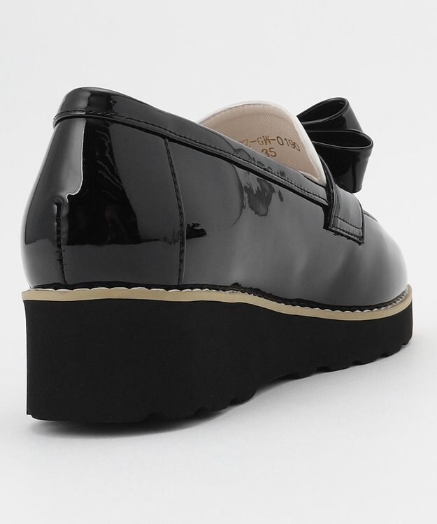 TOCCA NOBLE RIBBON LOFER SHOES ローファー ブラック系5