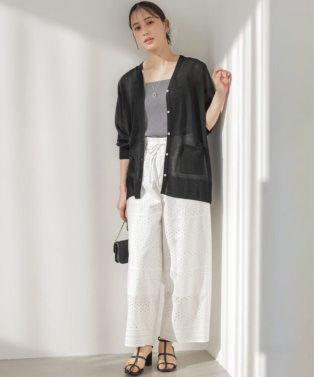 組曲 【先行予約】エンブロイダリーレース パンツ ホワイト系