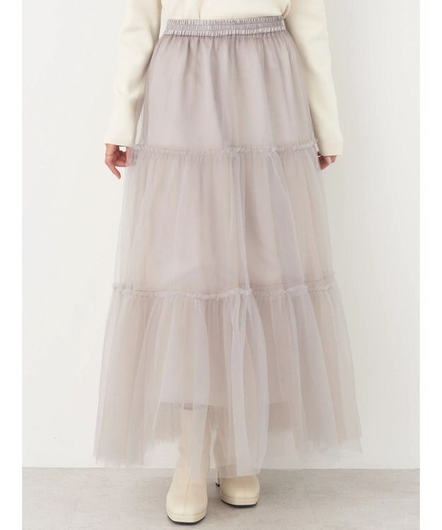 earth music&ecology マルチｗａｙチュールスカート
