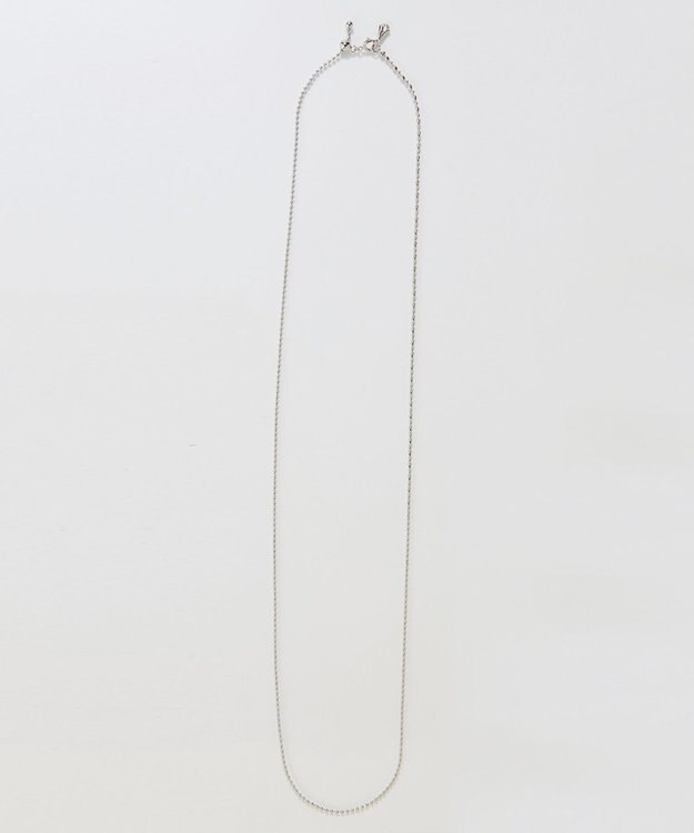 Phoebe 【金属アレルギー対応】リンキーデザインロングチェーンネックレス　シルバー　ニッケルフリー シルバー
