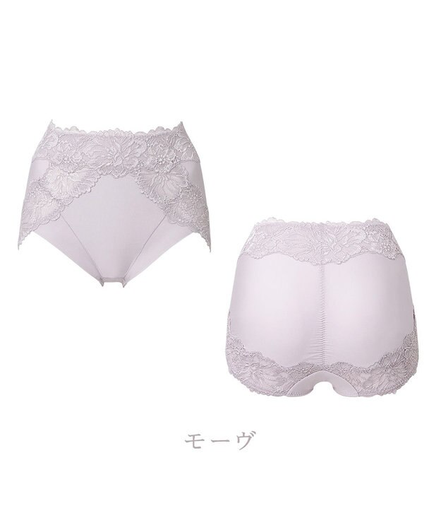 BRADELIS New York 【BRADELIS NewYork peace】おしりPラインラッピングショーツ24 深め お腹スッキリ 美尻メイク 補正下着 DB224201 モーヴ