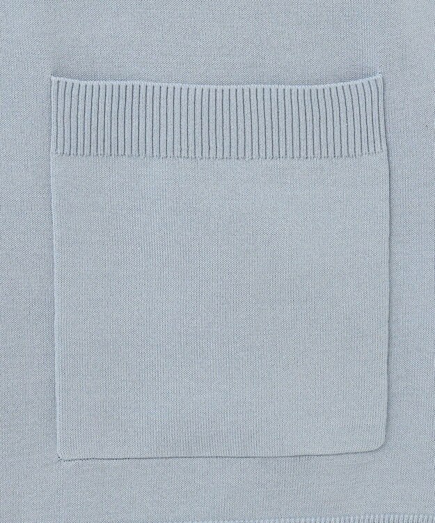 J.PRESS LADIES L 【洗える】 Co/Peライト Vネック カーディガン スカイブルー系