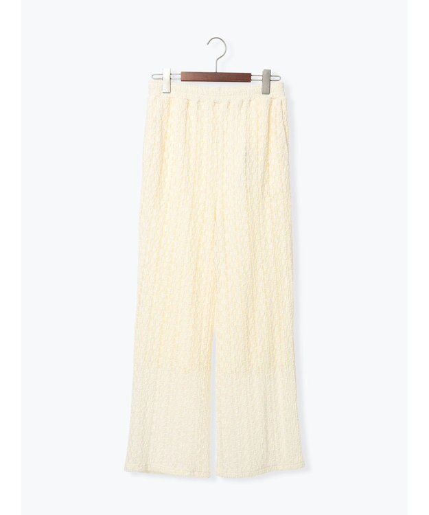 Te chichi カットレースイージーパンツ《2026 SUMMER LOOK item》 オフホワイト